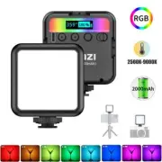 Full Color RGB LED Video Light 2500K-9000K 800LUX Magnetic Mini Fill 3 Cold Shoe