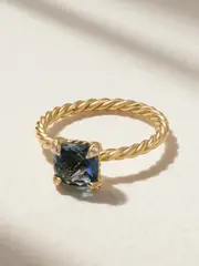 [David Yurman] David Yurman - Chatelaine 18-karat Gold, Topaz And Diamond Ring - 7 1/2 7 1/2 Gold