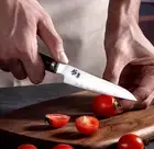Utility Knife Japanese AUS10 Composite Steel Resin Handle Slicing Paring Fruit M