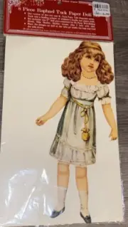 VINTAGE PAPER DOLL OF RAPHAEL TUCK DOLLS & CLOTHES COSTUME MERRIMACK 1983
