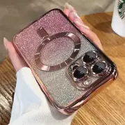 Glitter Case For iPhone 11 12 13 15 Pro Max 14 Plus Soft Silicone Wireless Charg