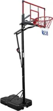 Genki 2.3-3.05M Portable Basketball Hoop Stand System Backboard Net Ring Set ...