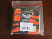 HERSCHEL SUPPLY CO JOHNNY WALLET FAUX FUR TIGER PRINT NEW, MIP!