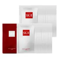 在飛比找ETMall東森購物網優惠-SK-II 青春敷面膜10片(原廠盒裝)+10片(無盒散裝)