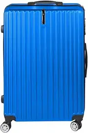 [Slimbridge] 24" Luggage Suitcase with Built-in Lock, Trolley Travel, Hard Shell, Carry On Bag, Easy Carry on Luggage Packing Traveling, Wheels 360° Spinner, Durable, Blue