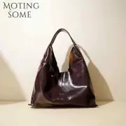 Motingsome Retro Melard Color Woman Bags Shoulder Casual Tote Handbag and Purse