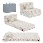 Folding Sofa Bed Floor Mattress for Kids, Toddler Washable Foldable Floor Nap...