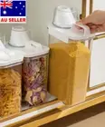 Wasel Plastic Dried Food Storage Containers Lids Box Jars Airtight Cereal Rice