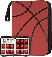 648 Pockets Basketball Card Binder Sleeves for Basketball Trading Cards, Carring Case with Basketball Card Sleeves Album Card Holder Protectors for Football Baseball Sports Card