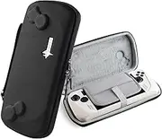 UYIYE slim handbag protective case for ASUS Rog Ally 2023 and Rog Ally X, EVA hard case anti drop waterproof storage bag that can store headphones, data cables, etc (Dark at night)
