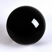 DSJUGGLING Solid Black Acrylic Ball for Contact Juggling 3.15 inches - 80mm Great for Magic Tricks and Beginners to Professional