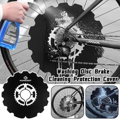 1/2pcs Bike Washing Disc Brake Cleaning Protection Cover Anti Grime Guard Cover