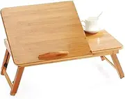 Laptop Table Multifunction Wooden Automatic Rotation Laptop Bed Computer Portable Folding Table Stand,Computer Laptop Stand,Bed Tray,Notebook Laptop Desk Mike Efficency