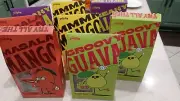 Pulpito Bites 3 Flavors- 4 packs of 1.50 G 2 Mango, 1 Masala Mango , 1Guava