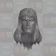 Gambit AoA Horseman Death v1 custom head for Marvel Legends & other figures