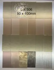 Stained Glass Leadlight Mosaic Hobby Sheets Mixed Colour 24 X 100mm X 50mm