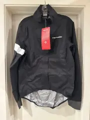 Cervelo Men's Hardshell Jacket Medium Endura Cycling Waterproof Black NEW