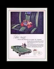 1960 Oldsmobile Ninety Eight Convertible with - Matted for 11x14 Frame