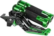 Brake Motorcycle CNC Brake Clutch Levers Handlebar Knobs Handle Hand Grip Ends for Y&amaha MT09 Tracer 2015 2016 2017 2018 2019 2020 2021 (Color : 7)