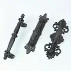 Large Cast Iron Gate Barn Shed Pull Door Handle Antique Cupboard Home Door Craft