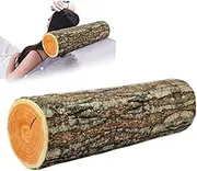 Creative Natural Woods Design Log Soft Chair Cushion Pillows Round Woods Grain Stump Shaped Decorative Cushions(2#), Tree Stump Cushion