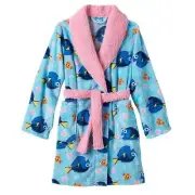 NWT GIRLS FINDING NEMO DORY BATHROBE SIZE 10
