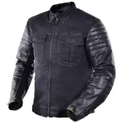 964 Acid Scrambler Denim Jacket Men Black
