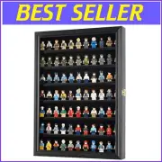 Stunning Minifigure Collection Holder with Lockable Door - Wall Mount Design
