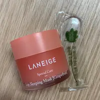 在飛比找蝦皮購物優惠-二手 LANEIGE 蘭芝  蘭芝晚安唇膜  蘭芝睡眠唇膜 