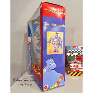 全新 90s Mattel Disney Aladdin genie 度假造型 迪士尼 神燈精靈 阿拉丁 玩偶 絕版玩具