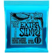 2225 ERNIE BALL Electric Guitar Strings Extra Slinky Nickel (8-38) Nickel Wound