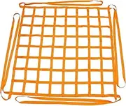 Zhuge Safety Lifting Net Straps, Flat Nylon Sling Hoisting Net, Loading and Unloading Heavy Objects 15cm Square Mesh Tear Resistance for Construction Rigging Moving Towing Hoisting Work Gear 1.5x1.5m