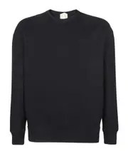 logo-patch cotton sweatshirt XXL Black