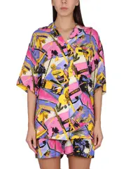 [Palm Angels] Palm Angels-Miami Mix Print Shirt-Donna 38