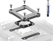 ElecGear AMD CPU Contact Frame for Ryzen 7000 Zen4 Series, Aluminum Mod ILM for AMD AM5 LGA1718 Socket, Replacement CPU Fixing Buckle with Thermal Paste Guard