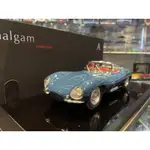 吉華＠ 1/18 AMALGAM M6014 JAGUAR XKSS (樹酯車)