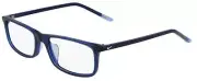New NIKE NK 7252 403 Crystal Midnight Navy Eyeglasses 53/17/145