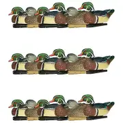 Avian X Topflight Wood Ducks, Realistic Floating Decoys, 18 Pack, Multicolor