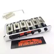 Wilkinson Guitar Fixed Bridge String Thru Bridge Steg Tailpiece 10.5mm WOF01