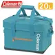 【全家遊戶外】㊣ Coleman 美國 Elite水藍保冷袋 20L CM-6600J 行動冰箱 冰桶 可折疊 摺疊冰袋 內袋可拆 新冰桶/新竹冰筒 手提袋