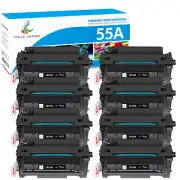 8PK CE255A Toner Compatible With HP 55A LaserJet Enterprise P3015d P3015dn M525d