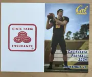 Aaron Rodgers 2004 California Golden Bears Football Pocket Schedule Card