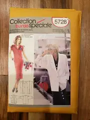 Burda Collection Speciale Ladies Sewing Pattern 5728 Dress Jacket UNCUT
