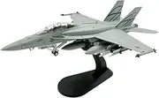 Replica Pre-Build Aircraf 1/72 for Super Hornet F/A-18F Replica Metal Fighter Finished Aircraft Military Model Static Ornament Collection Gift Display(Natural2)