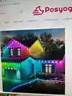 Posyog 2 Sets of Outdoor Waterproof WiFi Bluetooth smart Led Strip Lights