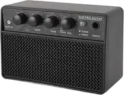 Bass Amplifier Subwoofer Rechargeable Amplifier for Live Outdoor Portable Black