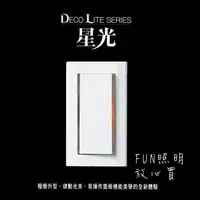 在飛比找蝦皮購物優惠-[Fun照明 ]國際牌Panasonic 星光系列 埋入式螢