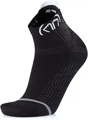 [Sidas] Men's Run Anatomic Ankle Socks, black