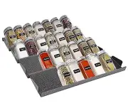 Spice Drawer Organizer for Kitchen, Adjustable Expandable Spice Rack Tray Ins...