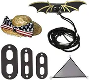 Levemolo Pet Lizard Harness Set Vest Leash Hat and Accessory Kit for Play and Exercise
